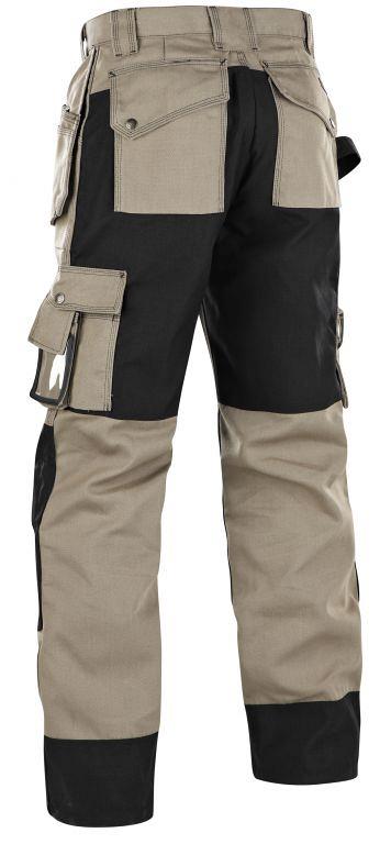 Restpartij Werkbroek Heavy Duty 158013802399C54 Khaki-Zwart mt. C54 (uit de collectie) OW2018